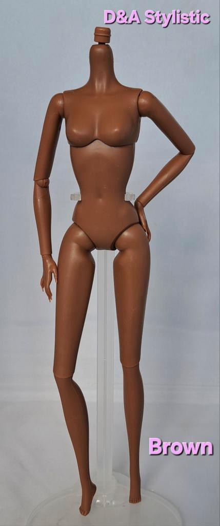 Losse lichaam Barbie/Fashion Royalty Brown, Verzamelen, Poppen, Nieuw, Fashion Doll, Ophalen of Verzenden