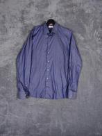 Eton Overhemd 41 / 16 Blauw Blouse Slim Fit, Kleding | Heren, Overhemden, Blauw, Eton, Ophalen of Verzenden, Zo goed als nieuw
