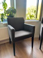 6 fijne eettafel stoelen, Huis en Inrichting, Stoelen, Ophalen, Hout, Gebruikt, Grijs