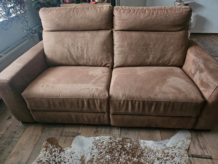 Comfortabele 3-zits bank met relaxfunctie, Huis en Inrichting, Banken | Bankstellen, Gebruikt, Rechte bank, Driepersoons, 150 tot 200 cm