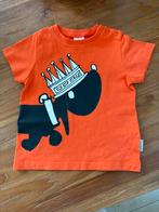 ZGAN oranje shirtje van HEMA maat 74, Jongetje of Meisje, Ophalen of Verzenden, Zo goed als nieuw, Hema
