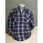 Gevoerd Houthakkers vest blauw/bruin/wit, Kleding | Heren, Ophalen of Verzenden, Nieuw, Overige maten, Blauw