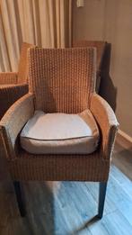 6 Rotan stoelen met kussens, Antiek en Kunst, Ophalen of Verzenden