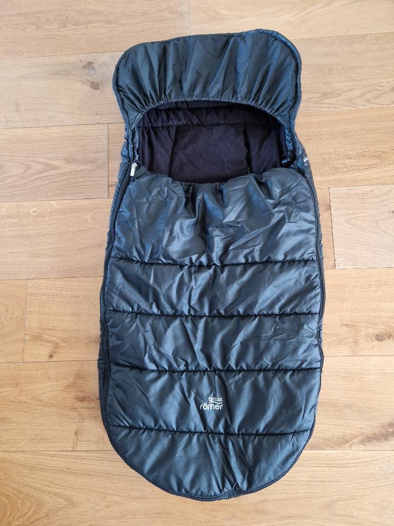 Britax Romer - Shiny Voetenzak (Zwart) - NIEUWSTAAT, Ophalen of Verzenden, Zo goed als nieuw, Combiwagen, Overige merken