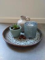 Schaal met decoratie., Ophalen, Overige soorten, Minder dan 100 cm