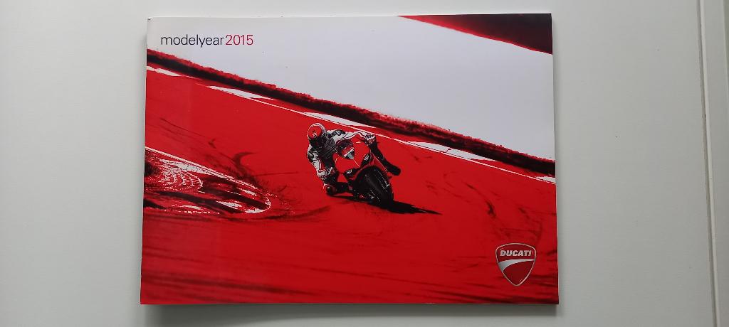 Folder Ducati modellen 2015, Motoren, Ophalen of Verzenden, Ducati