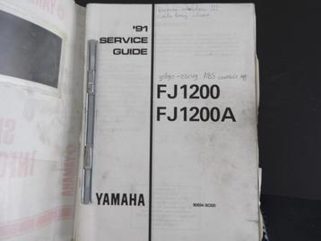serv Information map Yamaha FJ1200 FJ1200A beschikbaar voor biedingen