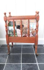 Oude houten boekentrolley/ boekenrek/ lectuurbak, Antiek en Kunst, Ophalen of Verzenden