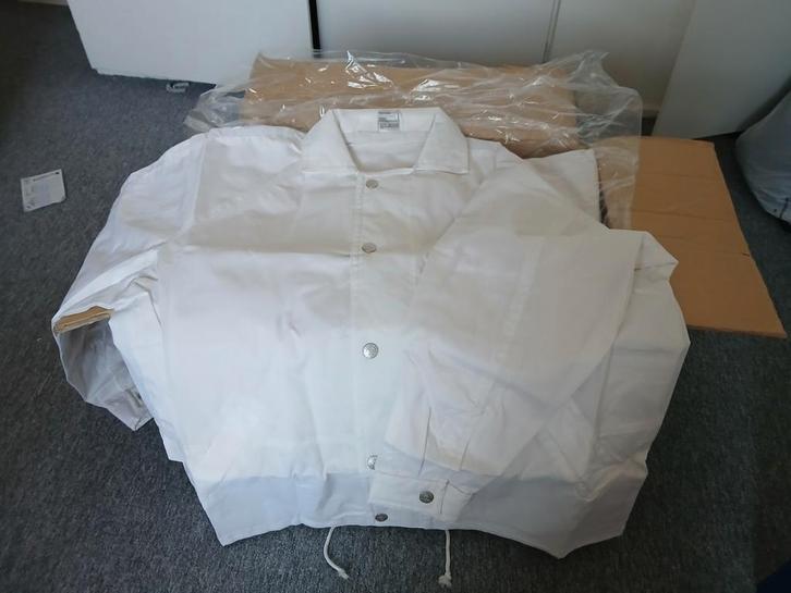 24x Witte Waterdichte Jassen XL - Nieuw!, Kleding | Heren, Jassen | Zomer, Nieuw, Maat 56/58 (XL), Wit, Ophalen of Verzenden