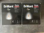 Brilliant Cura wandlampen 2 stuks nieuw in doos, Ophalen of Verzenden, Nieuw, Metaal