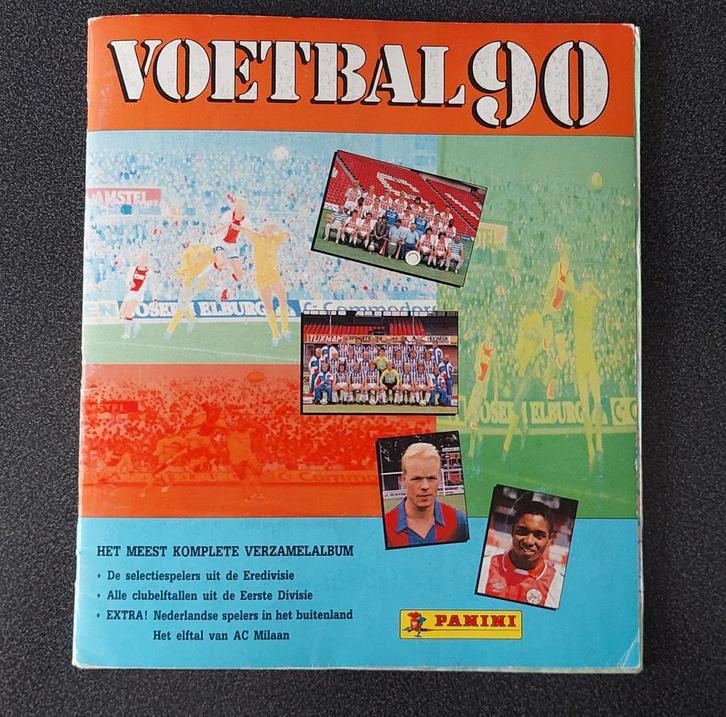 Panini Voetbal 90 compleet album 1990 van Basten Gullit, Verzamelen, Sportartikelen en Voetbal, Gebruikt, Boek of Tijdschrift