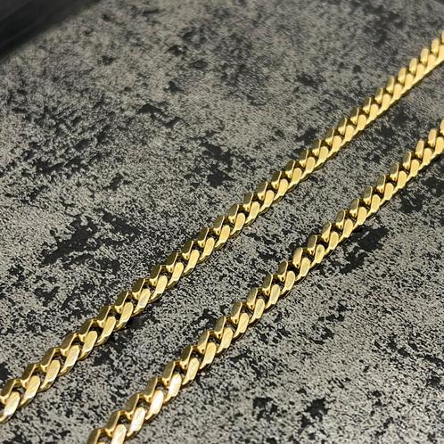 14k gouden ketting cuban schakel, Sieraden, Tassen en Uiterlijk, Kettingen, Nieuw, Goud, Ophalen of Verzenden