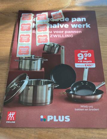 Plus Zwilling pannenzegels 8 stuks beschikbaar voor biedingen