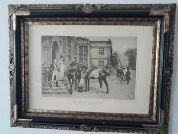 Schilderij in sierlijst beschikbaar voor biedingen