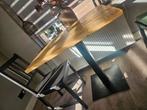 Industriële houten eettafel, Huis en Inrichting, Tafels | Eettafels, Ophalen of Verzenden, Gebruikt, Rechthoekig, 50 tot 100 cm