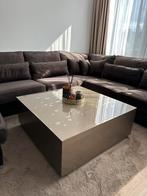 Eettafel, salontafel en 4 stoelen te koop., Huis en Inrichting, Tafels | Salontafels, Zo goed als nieuw, Minder dan 50 cm, Rechthoekig