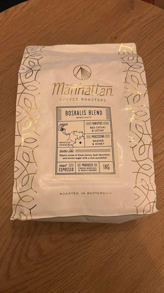 Manhttan Boskalis Blend, ongeopend 1KG, Witgoed en Apparatuur, Koffiemachine-accessoires, Nieuw, Ophalen of Verzenden