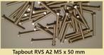 Nieuwe RVS A2 tapbouten M5x30, M5x40, M5x50. € 0,10, Watersport en Boten, Verzenden, Nieuw, Overige typen