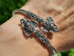 925 zilver armband bangle slave bracelet olifanten - Vanoli, Sieraden, Tassen en Uiterlijk, Armbanden, Nieuw, Ophalen of Verzenden