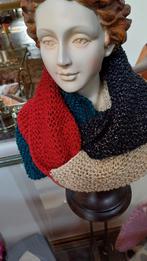 Super mooie handgebreide colsjaal met lurex draadje, Kleding | Dames, Mutsen, Sjaals en Handschoenen, Ophalen of Verzenden, Nieuw