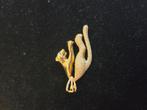 14 k gouden hangende panter hanger 12,1 gram, Sieraden, Tassen en Uiterlijk, Kettinghangers, Ophalen of Verzenden, Nieuw, Goud
