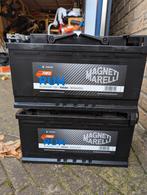 Twee Magneti Marelli accu's 12v 100ah 900a, Ophalen, Gebruikt