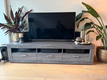 Tv meubel bruin/grijs te koop! beschikbaar voor biedingen