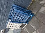 Gebruikte inklapbare plastic tuinstoelen, Tuin en Terras, Ophalen of Verzenden, Gebruikt, Plastic