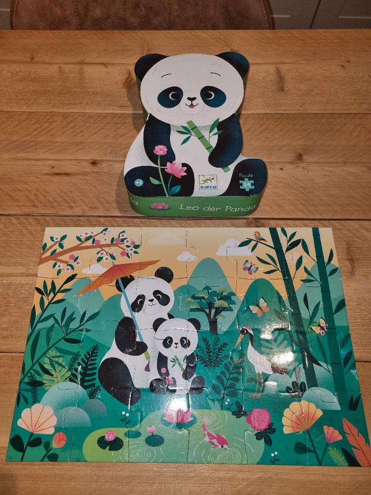 Panda puzzel, Kinderen en Baby's, Speelgoed | Kinderpuzzels, Zo goed als nieuw, 2 tot 4 jaar, 10 tot 50 stukjes, Ophalen of Verzenden