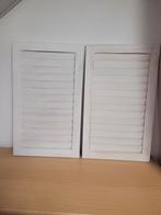 2 witte Louvre Luikjes, Huis en Inrichting, Ophalen of Verzenden, Gebruikt