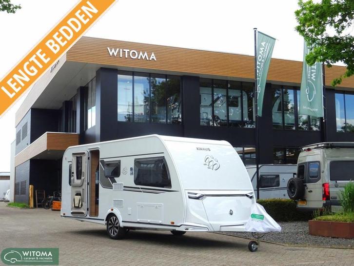 Knaus Sudwind 60 Years 500 EU Bedlengte 210 cm, Caravans en Kamperen, Caravans, Bedrijf, tot en met 4, 1250 - 1500 kg, Rondzit