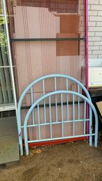 Metalen bed afm 90 x 200, Ophalen, Gebruikt, 90 cm, Eenpersoons