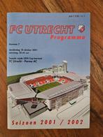 ⚽ Programma Uefa-Cup Fc Utrecht - Parma 2001-2002  ⚽, Verzamelen, Sportartikelen en Voetbal, Verzenden, Zo goed als nieuw, F.C. Utrecht