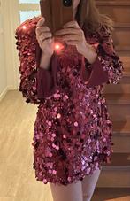 LOAVIES Rode Pailletten Jurk NIEUW - Maat XS, S en M, Maat 38/40 (M), Carnaval, Nieuw, Ophalen of Verzenden