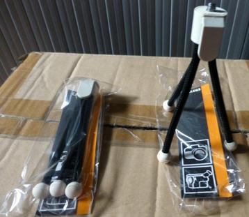 Partij 188 stuks Camlegs, mini statief, mini tripod, nieuw beschikbaar voor biedingen