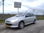 Peugeot 206 1.6 16V SW 2006 Grijs Airco Trekhaak, Auto's, Peugeot, Voorwielaandrijving, 4 cilinders, Metallic lak, Origineel Nederlands
