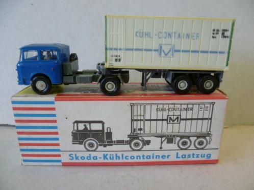 Veb Oost Duitsland 80er jr Skoda Kuhl Container HO 1:87 mode, Hobby en Vrije tijd, Modelauto's | 1:87, Nieuw, Bus of Vrachtwagen