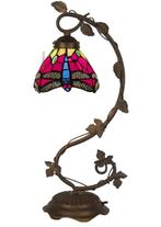 Bureaulamp Tafellamp H53 met Tiffany kap, Huis en Inrichting, 50 tot 75 cm, Glas, Nieuw, Ophalen of Verzenden