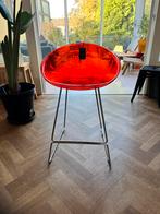 2 mooie hoge barkrukken soort Kartell, Huis en Inrichting, Barkrukken, 2 krukken, Ophalen, Zo goed als nieuw, 60 tot 90 cm