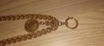 Dubbele horloge ketting double, Overige merken, Zakhorloge, Gebruikt, Overige materialen
