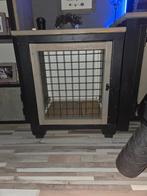 Van streigerhout een mooie bench/ hondenhok, Dieren en Toebehoren, Hondenhokken, Ophalen of Verzenden