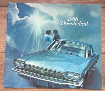1966 Ford Thunderbird Brochure Zeldzaam Top Conditie beschikbaar voor biedingen
