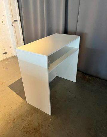 5x Hoogglans Wit Bureau - Sidetable beschikbaar voor biedingen
