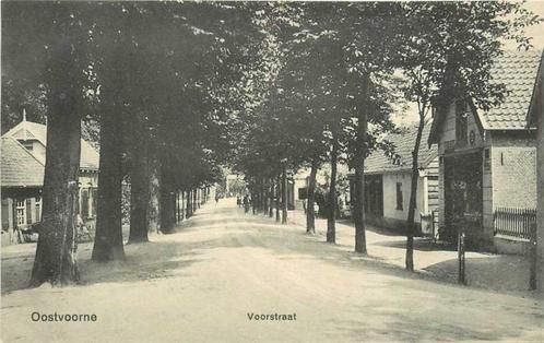 (380-667-027) Oostvoorne Voorstraat, Verzamelen, Ansichtkaarten | Nederland, Zuid-Holland, Verzenden