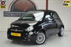 Fiat 500 0.9 Lounge CABRIO, ALS NIEUW! ALL-SEASON GARANTIE, Euro 5, 86 pk, Gebruikt, Zwart