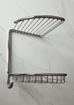 Chroom Doucherek - Hoekmodel -, Minder dan 50 cm, Gebruikt, Overige typen, Ophalen of Verzenden