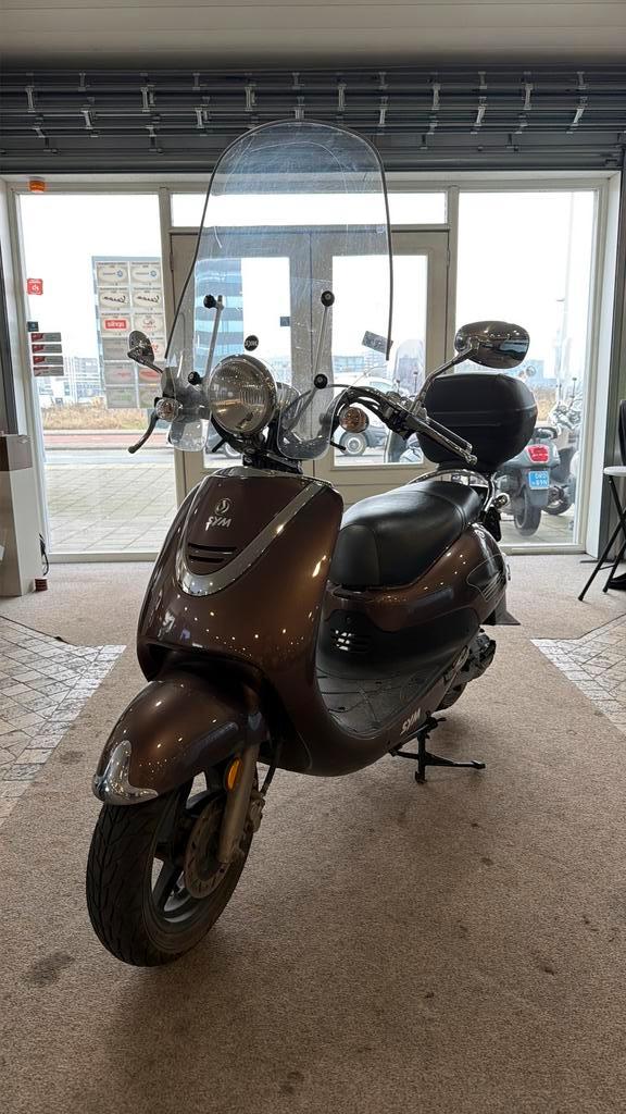 Sym allo 4T start en rijdt goed bromscooter, Fietsen en Brommers, Scooters | Overige merken, Zo goed als nieuw, Maximaal 45 km/u