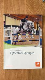 KNHS rijtechniek springen en dressuur boeken, Ophalen of Verzenden, Gelezen, Overige niveaus