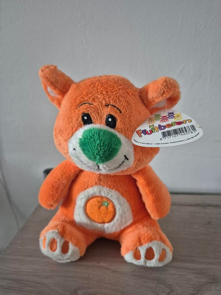 Oranje fruitbeer, Ophalen of Verzenden, Zo goed als nieuw, Beer