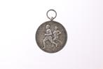 medaille zilver veldloop 1936 penning 50mm, Ophalen of Verzenden, Landmacht, Nederland, Lintje, Medaille of Wings